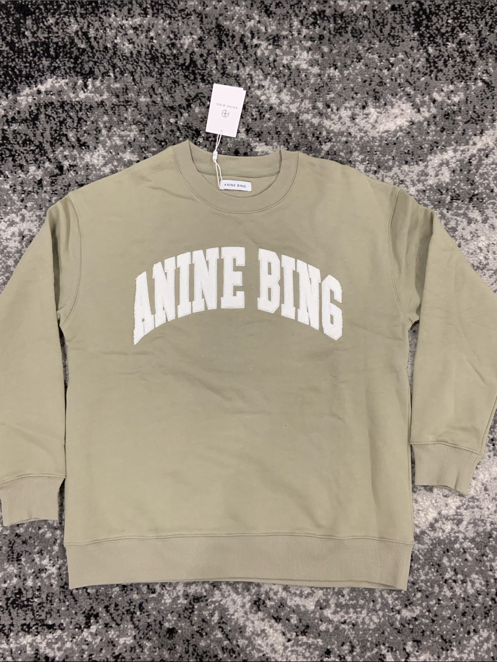 Anine Bing Sport Thyme Green Sweater Woman’s Size Medium